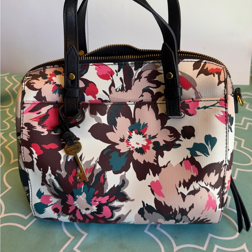 Floral Print Women's Handbag